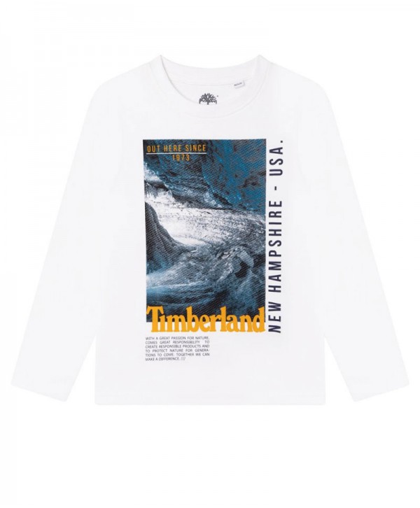 Timberland white longsleeve shirt