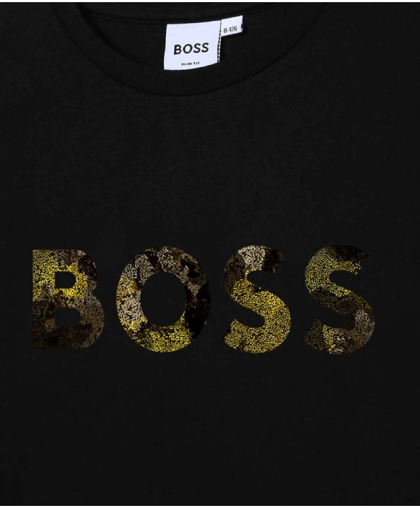 Hugo Boss Boys Black T-Shirt