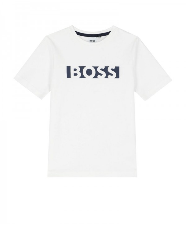 Boss T Shirt White with logo