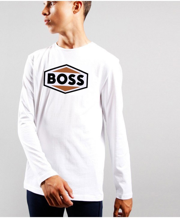 Tee Shirt Boys Boss Kidswear White