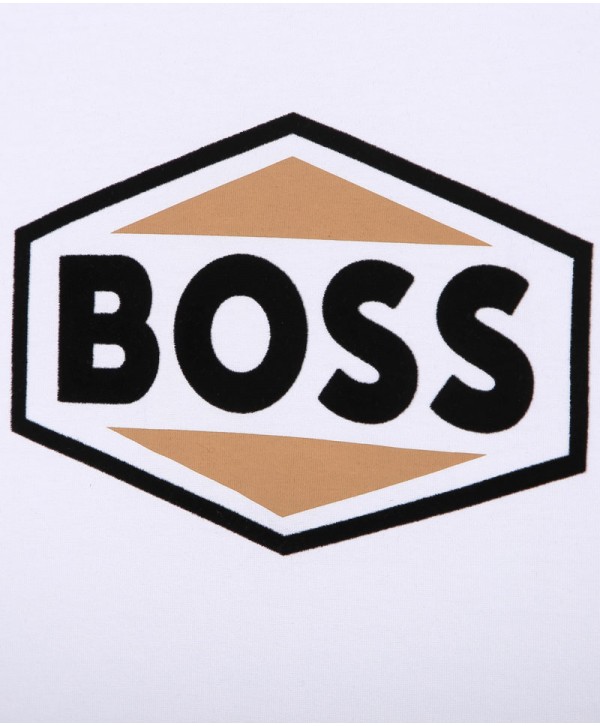 Tee Shirt Boys Boss Kidswear White