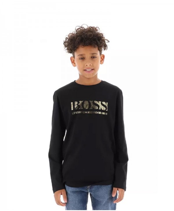 BOSS Black Cotton Jersey T-shirt