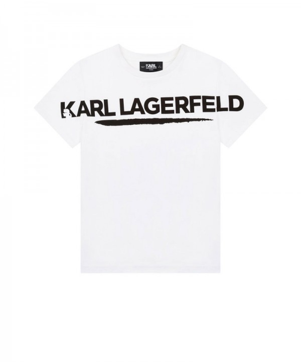 Karl Lagerfeld White T Shirt with Logo