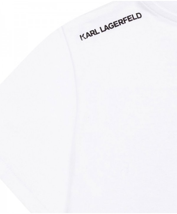 Karl Lagerfeld White T Shirt with Logo