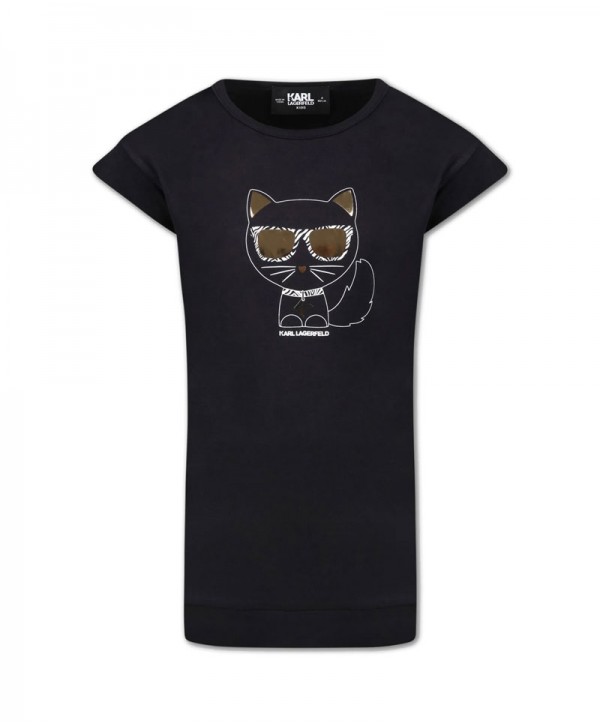 Karl Lagerfeld Choupette Black Dress