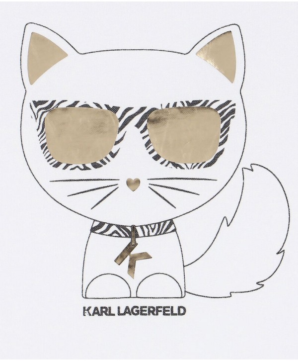 Karl Lagerfeld Choupette White Dress