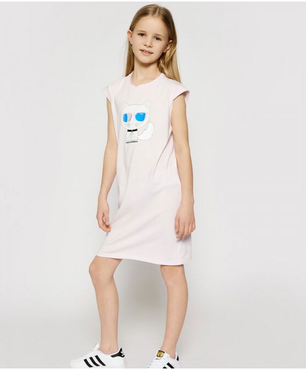 Karl Lagerfeld Dress Light Pink