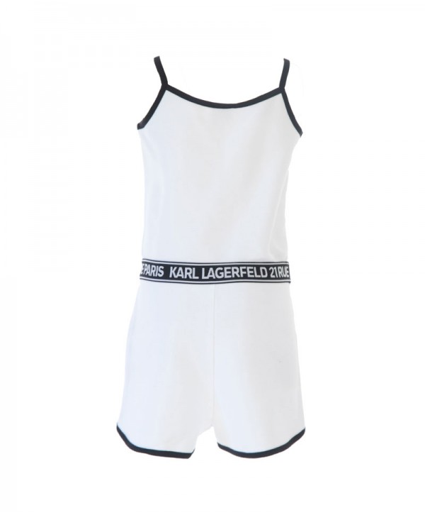 Karl Lagerfeld Dress White Black