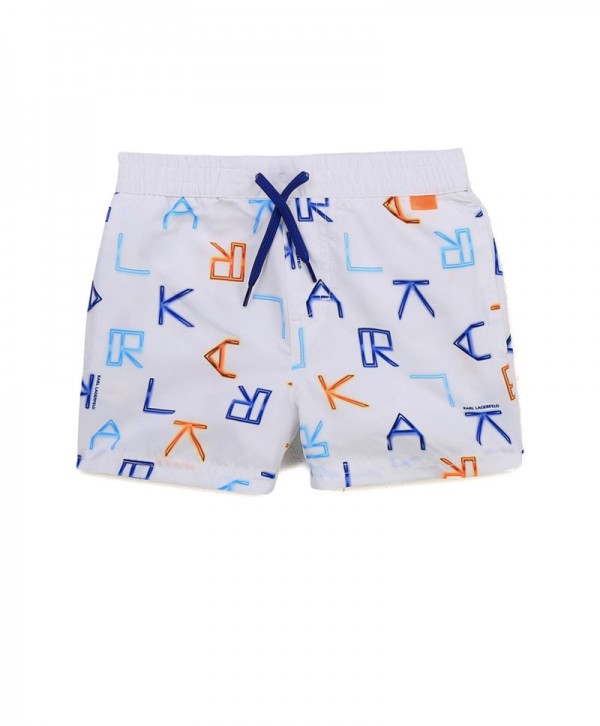 Karl Lagerfeld Swim Short White