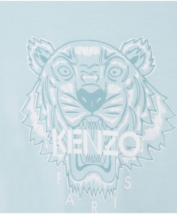 Kenzo Girl Dress Frilled with print Baby Green