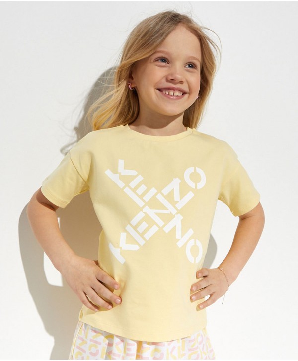 Kenzo Kids Yellow T shirt