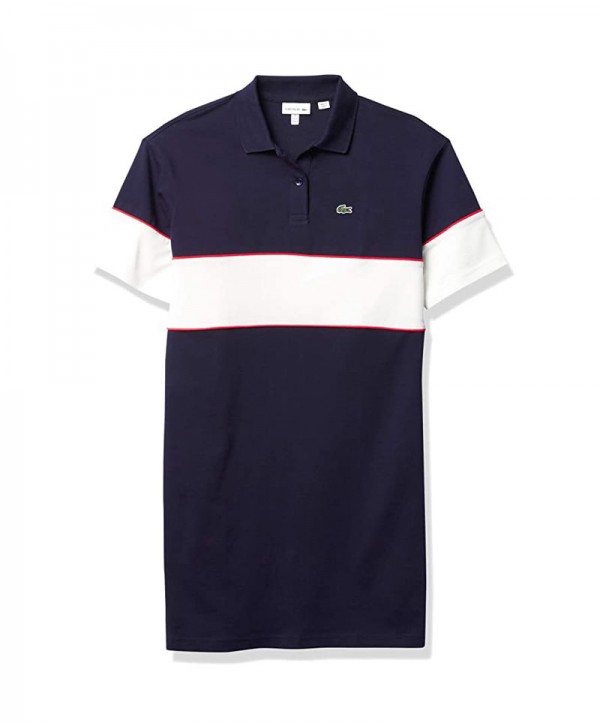 Lacoste Polo Marine Dress Dark Blue / White