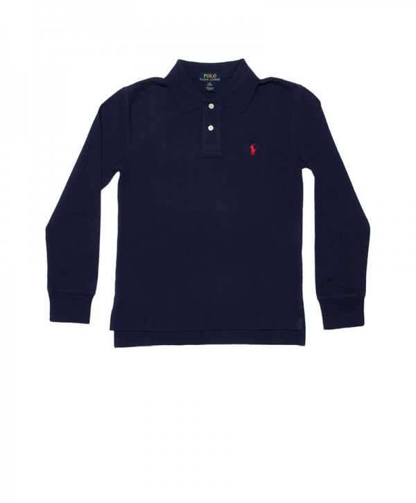 Ralph Lauren Long Sleeve Polo dark blue