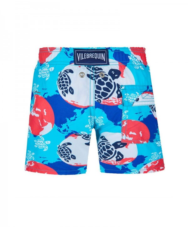 Vilebrequin Boys Swim Short Lazuli Blue