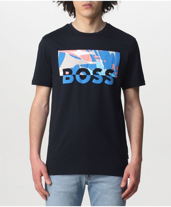 Boss thinking 3 jersey dark blue