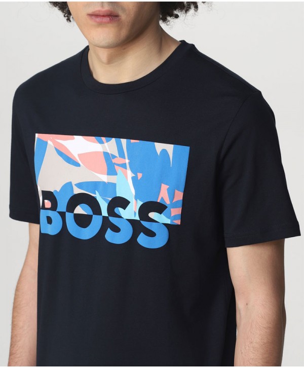 Boss thinking 3 jersey dark blue