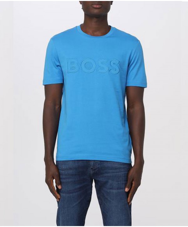  Boss T shirt Open Blue