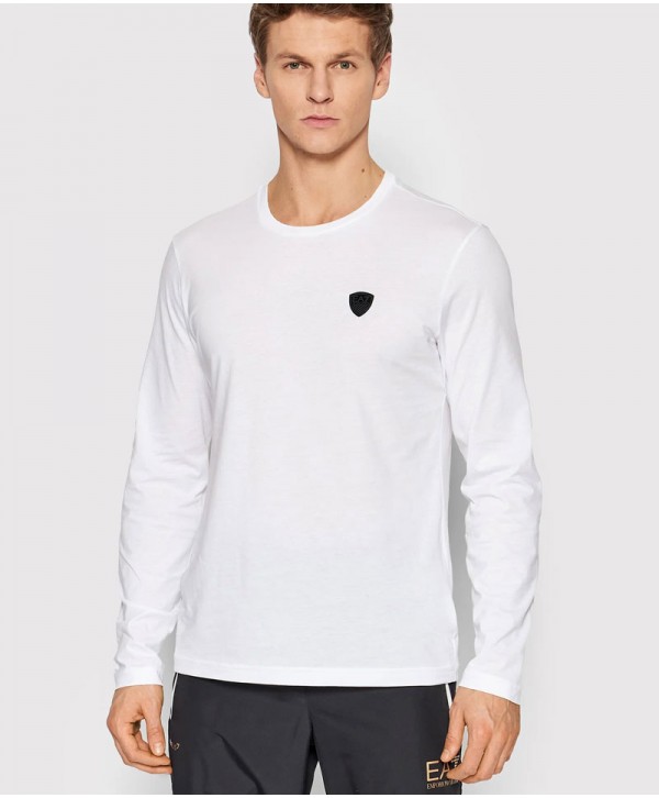 EA7 Emporio Armani Long sleeve White Slim Fit