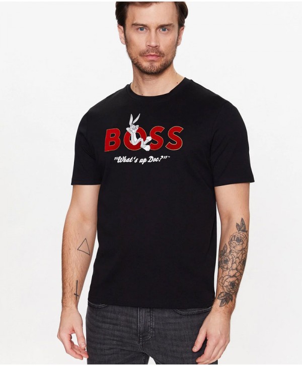 Boss Bunny T-shirt Black Regular Fit