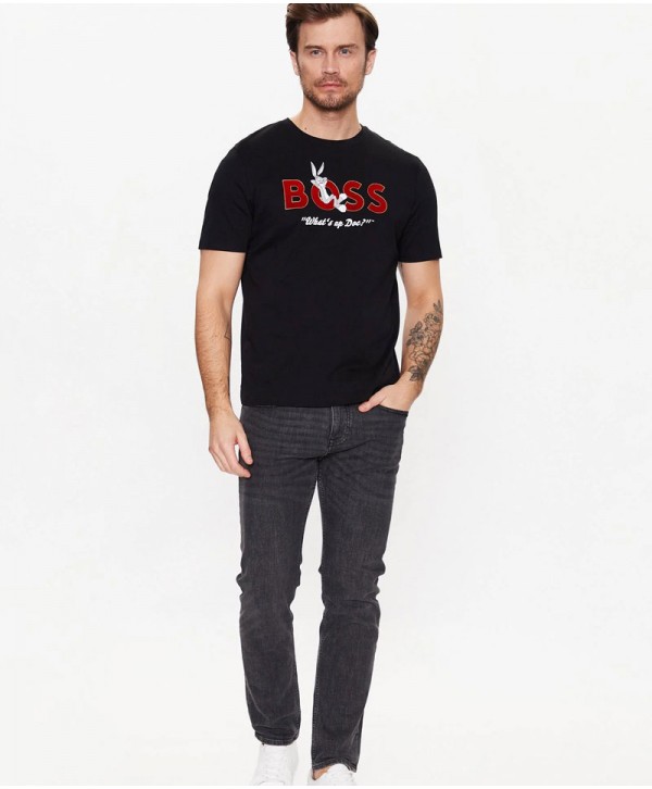 Boss Bunny T-shirt Black Regular Fit