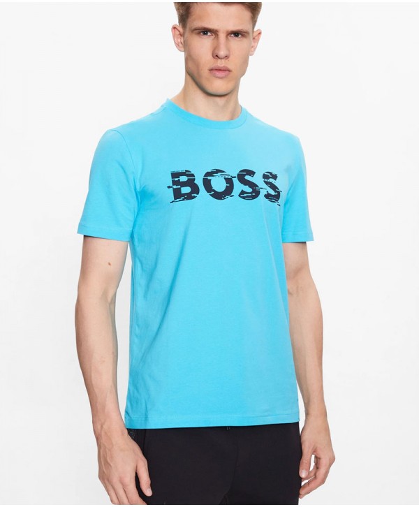 Boss T-shirt Blue Regular Fit