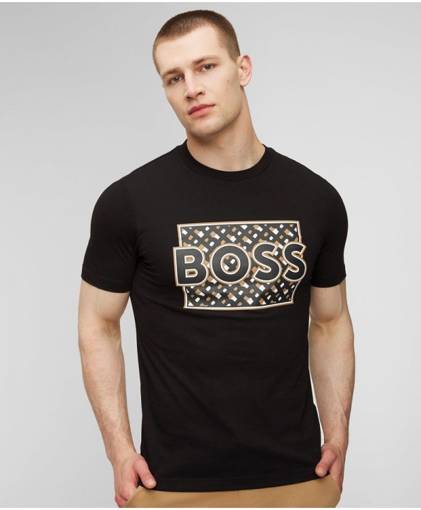 Boss T-shirt Black Regular Fi