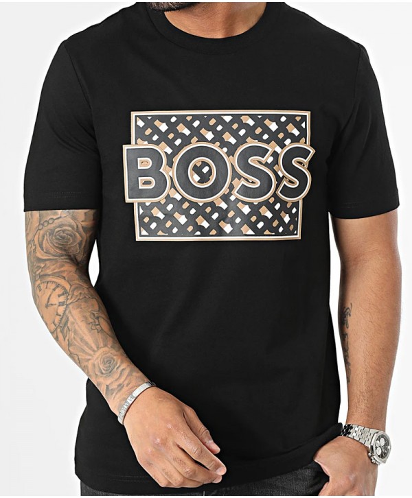 Boss T-shirt Black Regular Fi