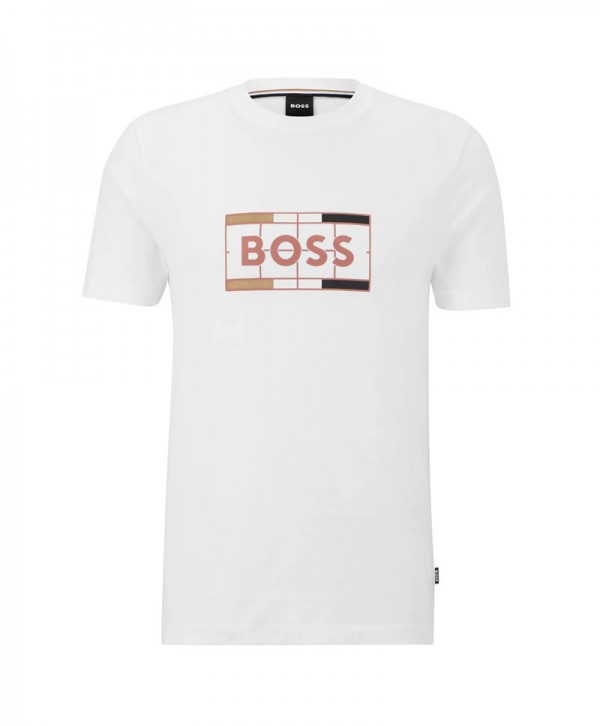 Boss T-shirt White Slim Fit