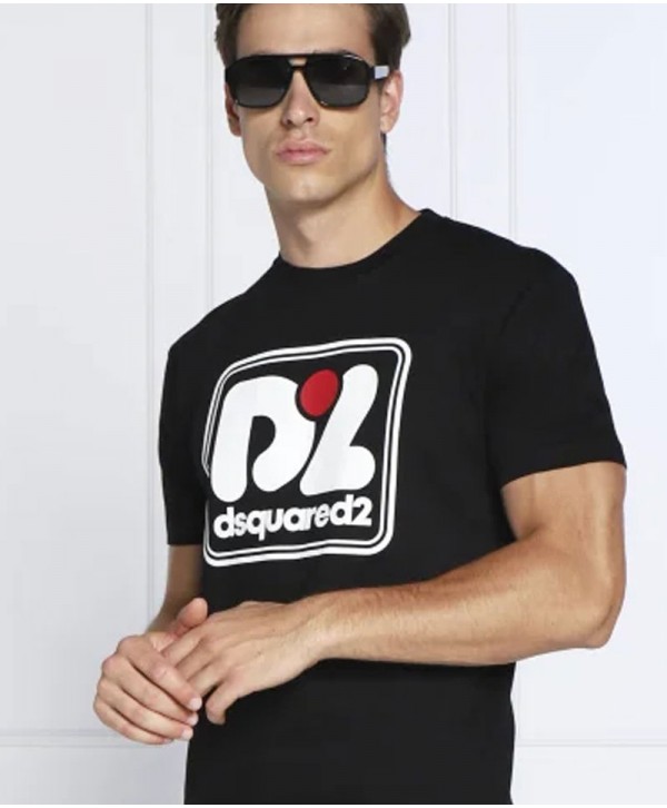 Dsquared2 Regular Fit Black Tshirt