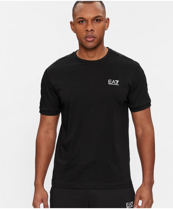 EA7 Emporio Armani Logo Series Cotton Crew-neck T-shirt