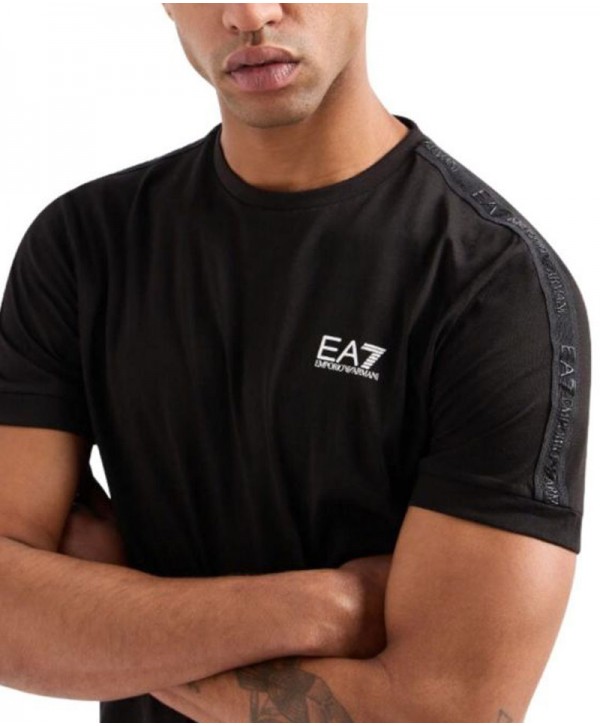 EA7 Emporio Armani Logo Series Cotton Crew-neck T-shirt