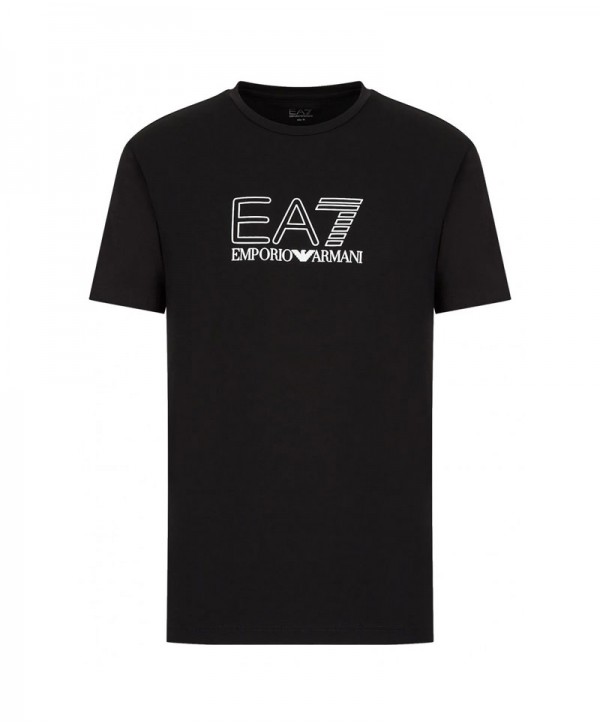 Emporio Armani Black T Shirt EA7