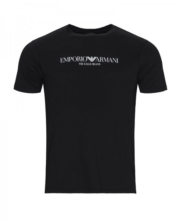 Emporio Armani Black T Shirt the eagle brand