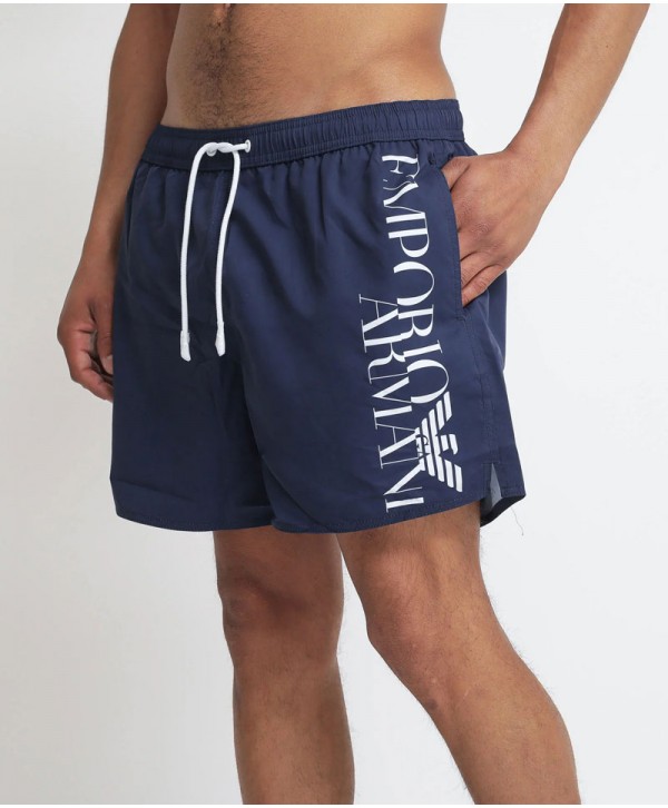 Emporio Armani Navy Blue Beachwear