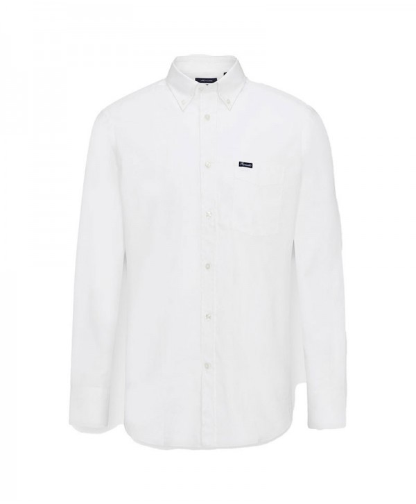 Faconnable White shirt with flags at back