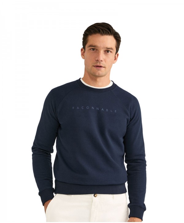 Faconnable sweat navy 