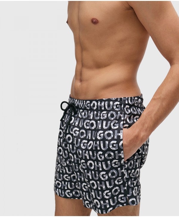 Men's Swimsuit Black Hugo