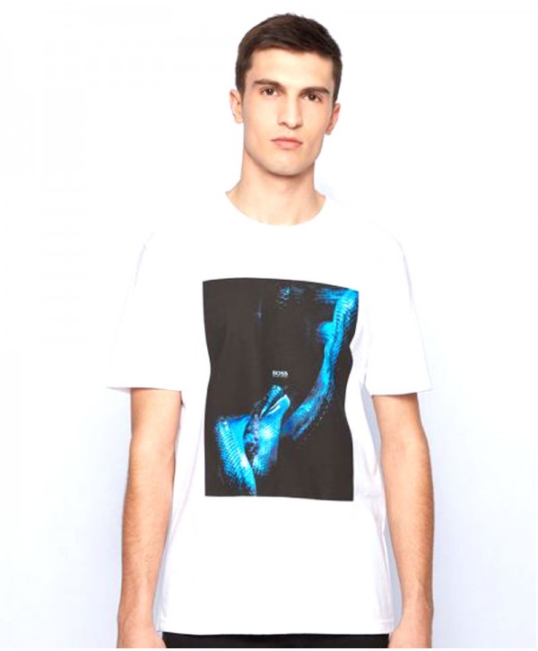 Hugo Boss T shirt Terisk Natural White glow in the dark