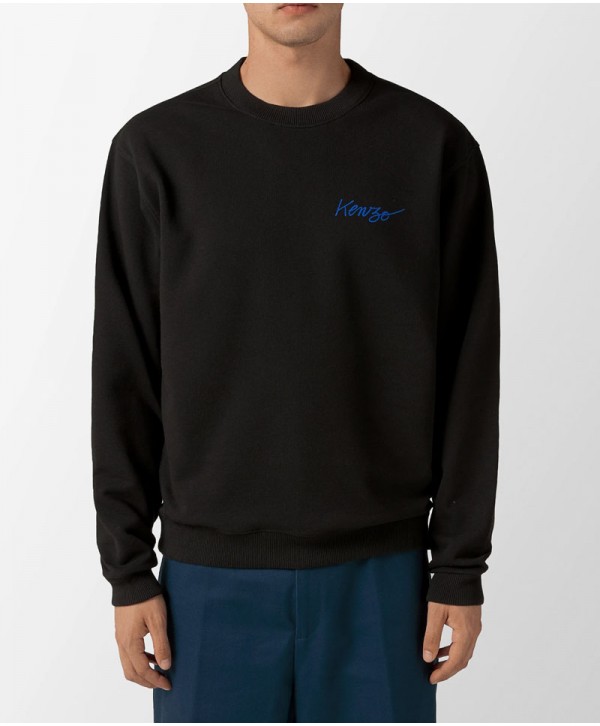 Kenzo Men's Hoodie with Flower on back