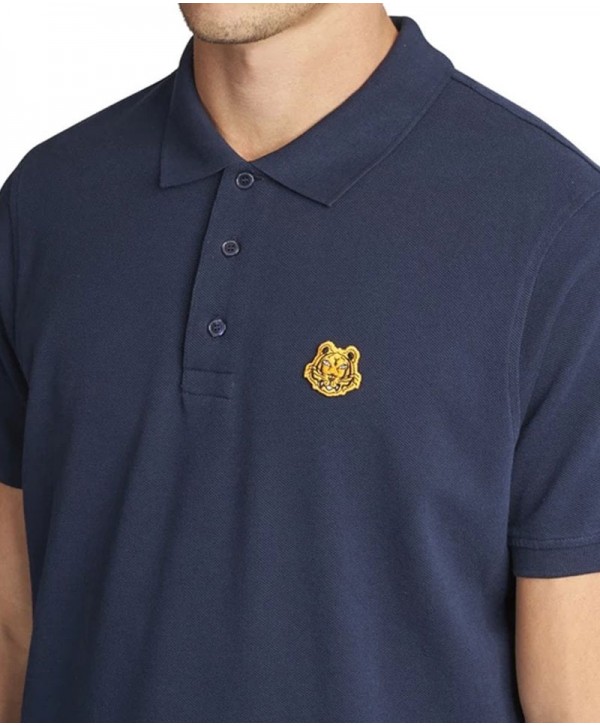 Kenzo Polo Blue Tiger logo