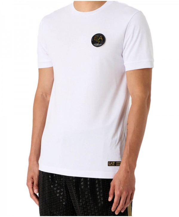 Emporio Armani EA7 White Tshirt Logo Back 