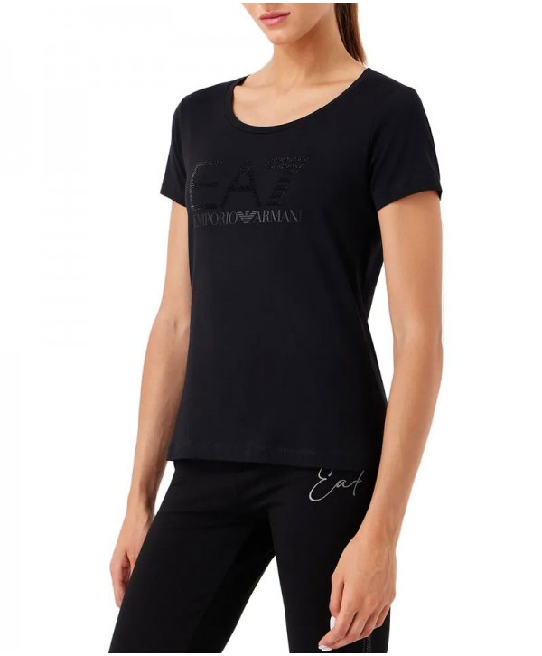 EA7 T-SHIRT WOMEN EMPORIO ARMANI Black