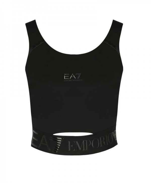 Emporio Armani Black Crop Top