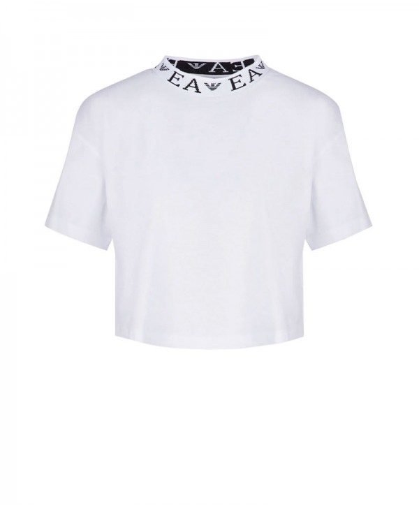 Emporio Armani Crop Top White