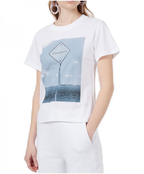 Emporio Armani T shirt White photographic street