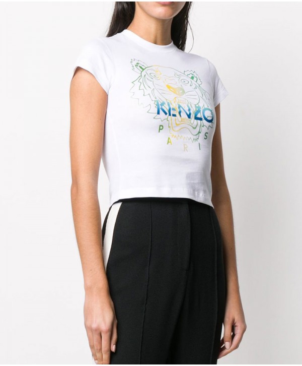 Kenzo Cropped T-shirt White