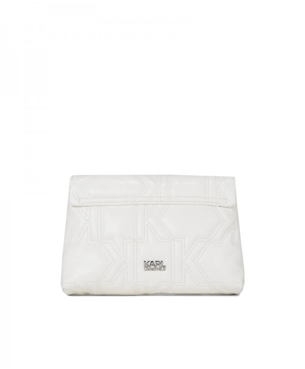 Karl Lagerfeld K/KURL POUCH White