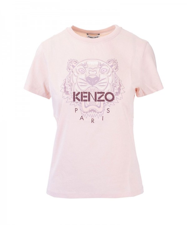 Kenzo Faded Pink Tiger T Shirt