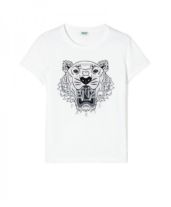 Kenzo Tiger classic T Shirt White