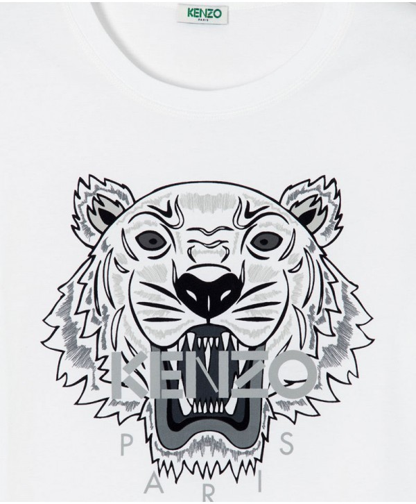 Kenzo Tiger classic T Shirt White